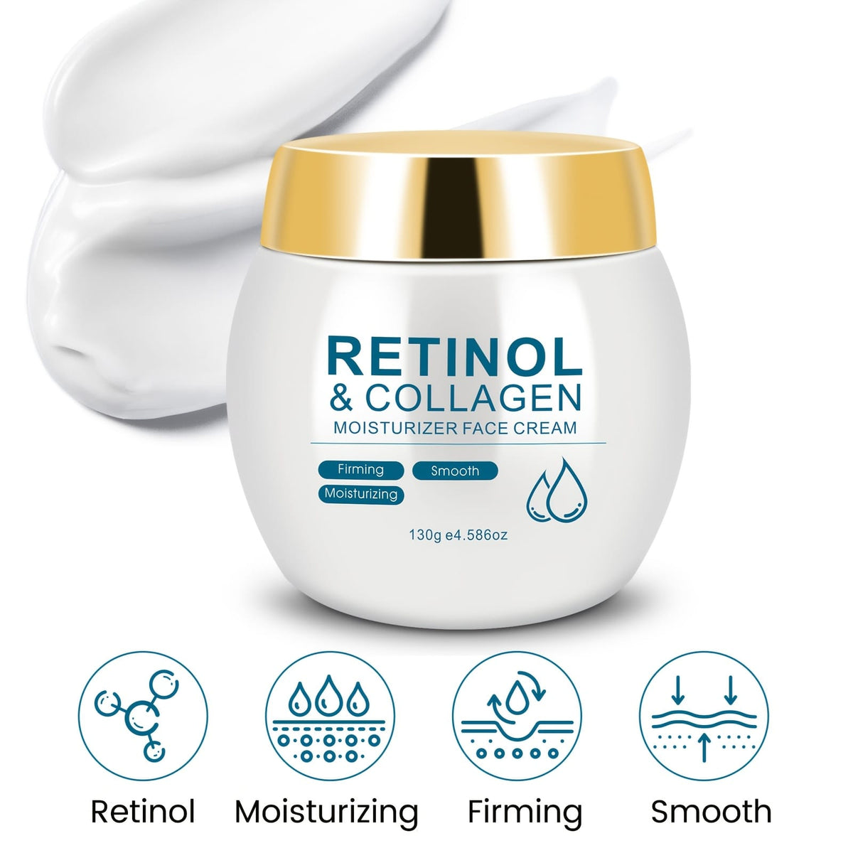 KissICON 130g KissIcon Allantoin Collagen Cream - Hydrates Dry Skin