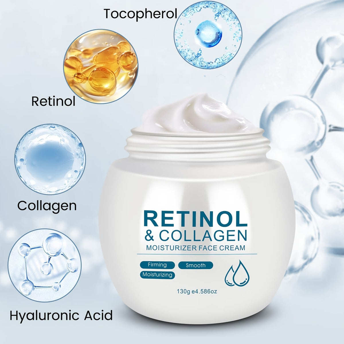 KissICON 130g KissIcon Allantoin Collagen Cream - Hydrates Dry Skin