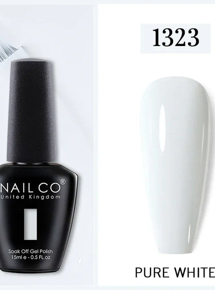 KissICON 1323 Nailco Chocolate Gel Polish 15ml Soak Off UV