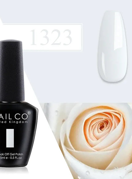 KissICON 1323 💋 Nailco Red Gel Polish - Lasting Soak