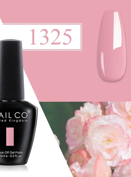 KissICON 1325 💋 Nailco Red Gel Polish - Lasting Soak
