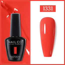 KissICON 1331 Nailco Chocolate Gel Polish 15ml Soak Off UV