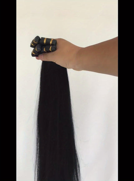 KissIcon Tape-In Straight Hair Extensions 16-26 - Weft