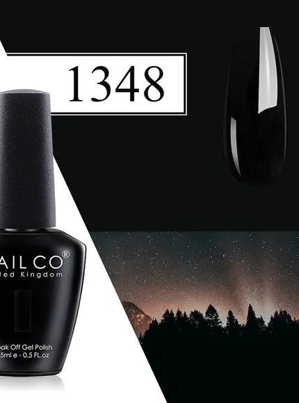KissICON 1348 💋 Nailco Red Gel Polish - Lasting Soak