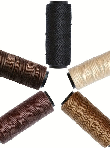 💋 Hair Extension Sewing Threads 5 Roll Kit