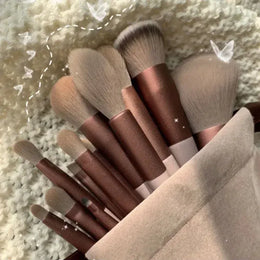 KissICON 13pcs coffee bag KissIcon Pro Makeup Brushes Set - Complete Eye