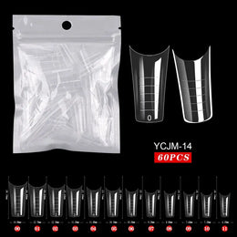 KissICON 14 KissIcon 60Pcs False Nail Tips Acrylic Gel -