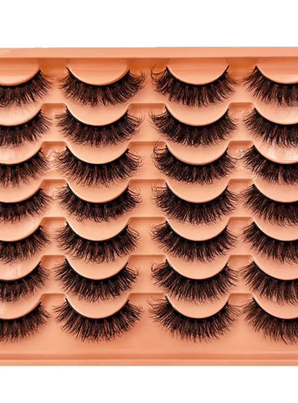 KissICON 14 Pairs KissIcon Russian DD Curl Mink Eyelashes - 3D