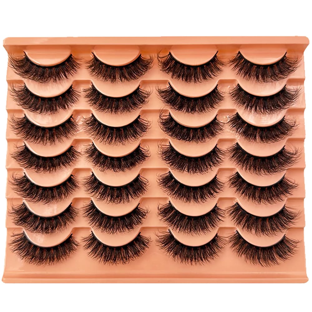 KissICON 14 Pairs KissIcon Russian DD Curl Mink Eyelashes - 3D
