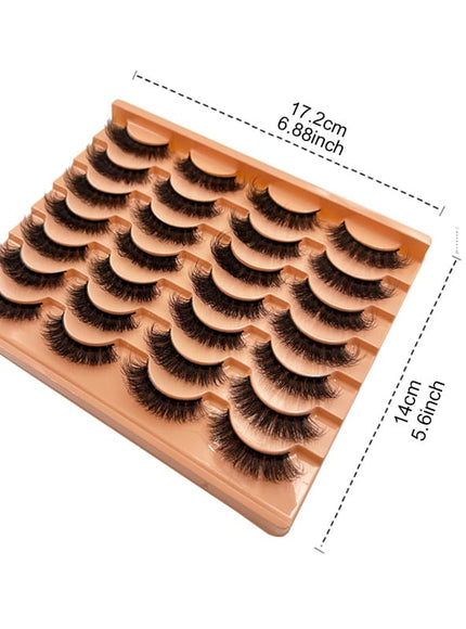 KissICON 14 Pairs KissIcon Russian DD Curl Mink Eyelashes - 3D
