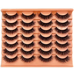 KissICON 14 Pairs KissIcon Russian DD Curl Mink Eyelashes - 3D