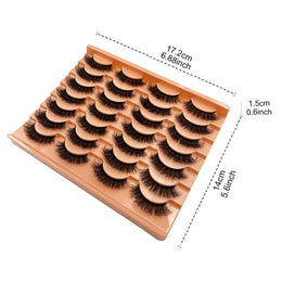 KissICON 14 Pairs KissIcon Russian DD Curl Mink Eyelashes - 3D