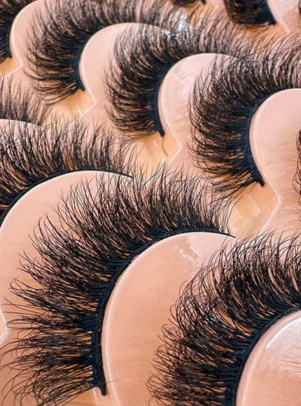 KissICON 14 Pairs KissIcon Russian DD Curl Mink Eyelashes - 3D