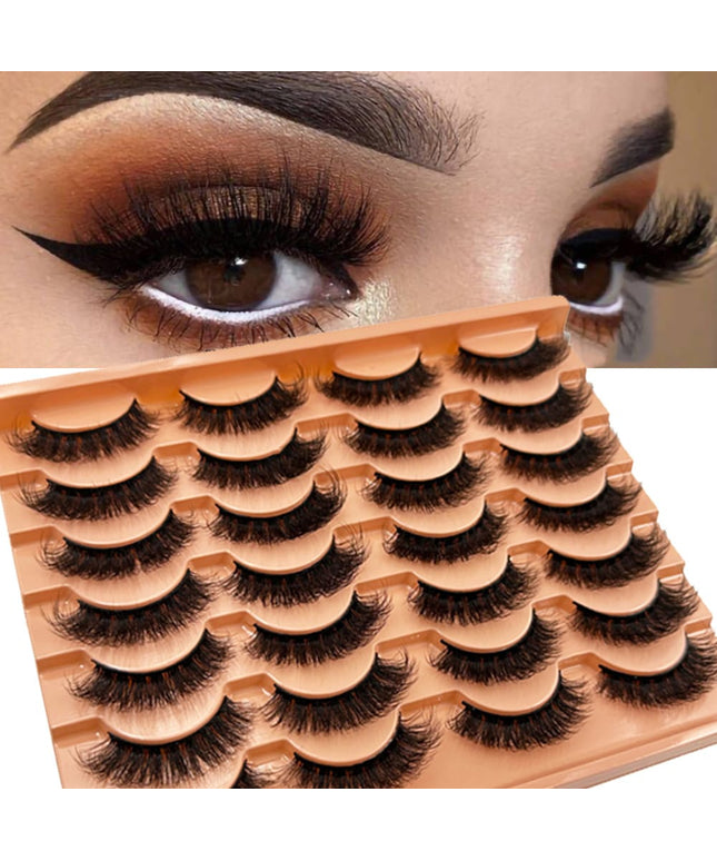 KissICON 14 Pairs KissIcon Russian DD Curl Mink Eyelashes - 3D