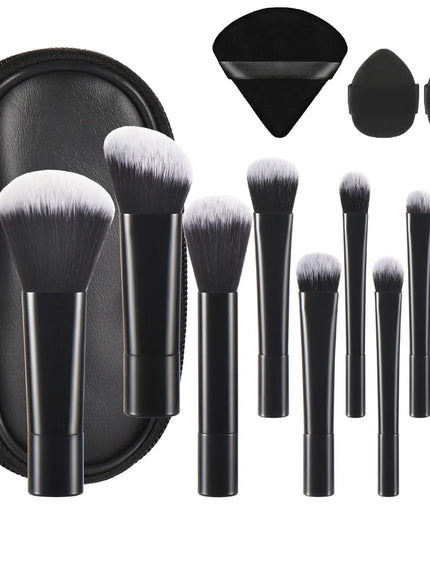 KissICON 14 PCS 1 KissIcon 10 Color Mini Makeup Brush Set Portable