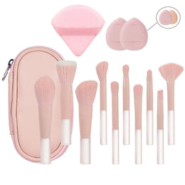 KissICON 14 PCS 5 KissIcon 10 Color Mini Makeup Brush Set Portable