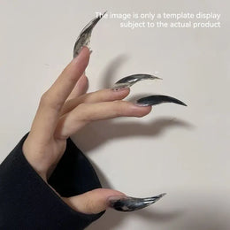 KissICON 140pcs 💋 140Pcs 3D False Nails Extension Tips Bendable