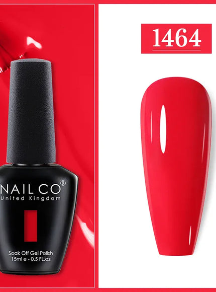 KissICON 1464 Nailco Chocolate Gel Polish 15ml Soak Off UV