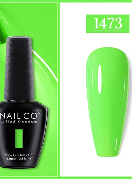 KissICON 1473 Nailco Chocolate Gel Polish 15ml Soak Off UV