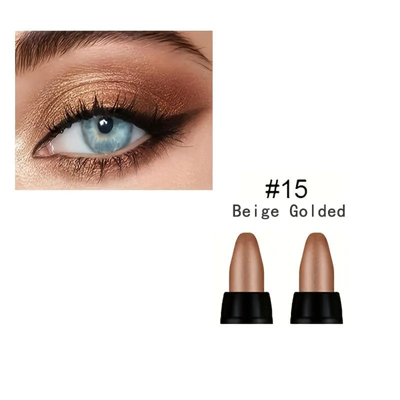 KissICON 15 💋 16 Colors Pearlescent Eyeliner - Glitter Waterproof