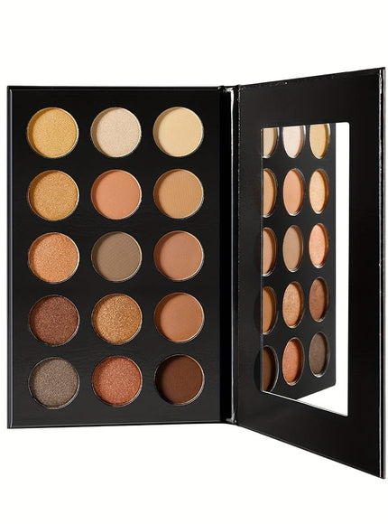 KissICON 15-color crocodile skin contour pal Natural Matte 15color Contour Highlight Palette