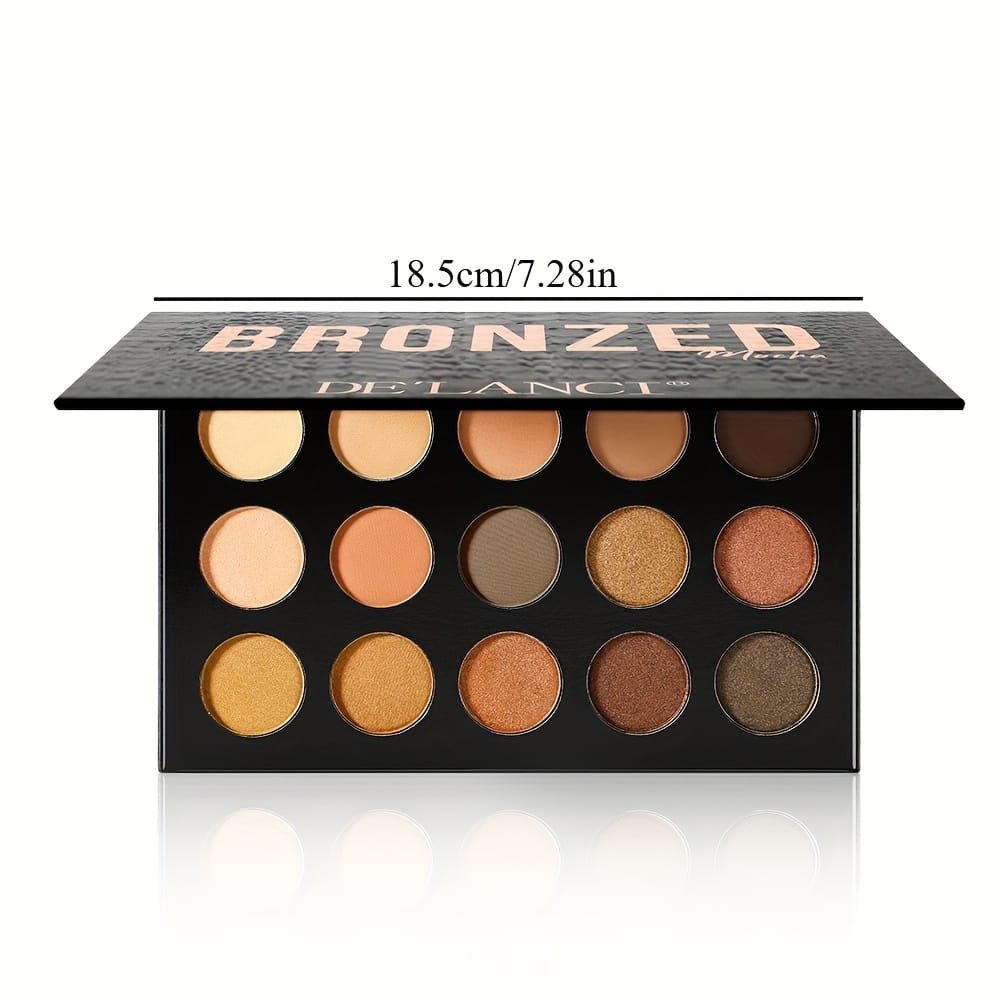 KissICON 15-color crocodile skin contour pal Natural Matte 15color Contour Highlight Palette