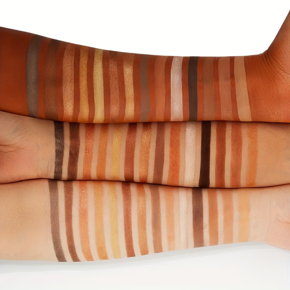 KissICON 15-color crocodile skin contour pal Natural Matte 15color Contour Highlight Palette