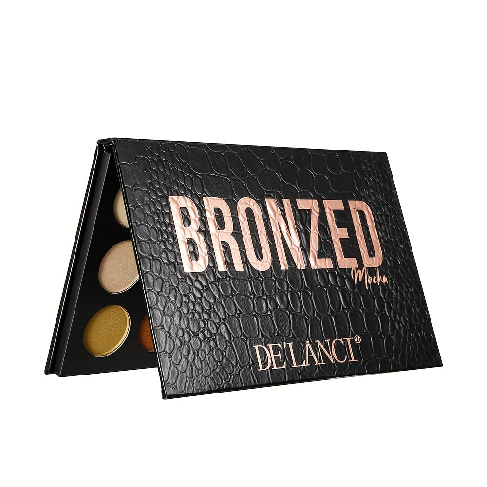 KissICON 15-color crocodile skin contour pal Natural Matte 15color Contour Highlight Palette