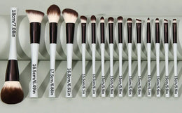 KissICON 15 Piece Makeup Brush Set - Synthetic Foundation