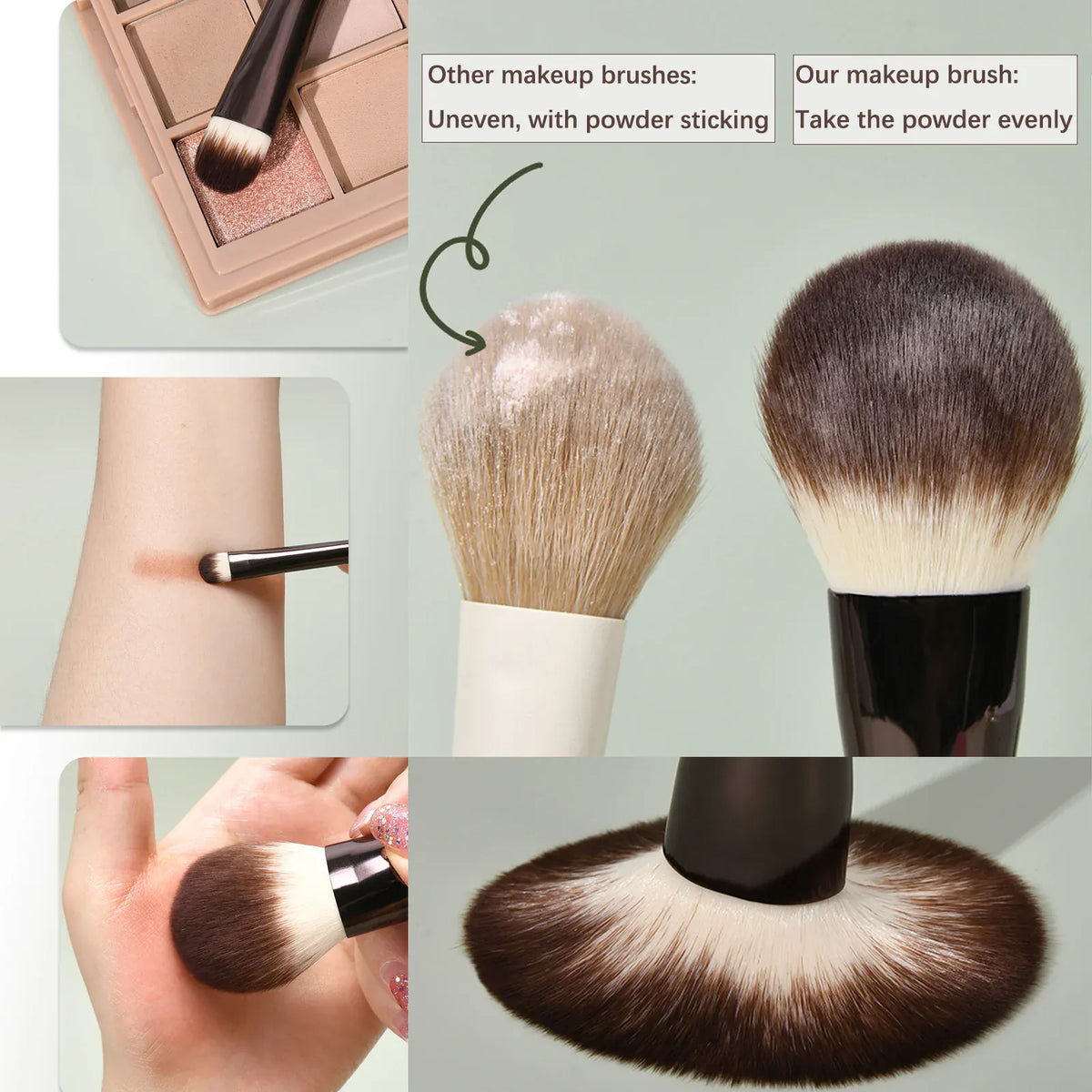 KissICON 15 Piece Makeup Brush Set - Synthetic Foundation