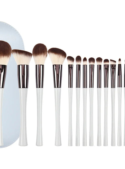 KissICON 15 Piece Makeup Brush Set - Synthetic Foundation