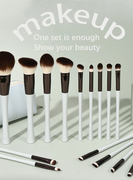 KissICON 15 Piece Makeup Brush Set - Synthetic Foundation