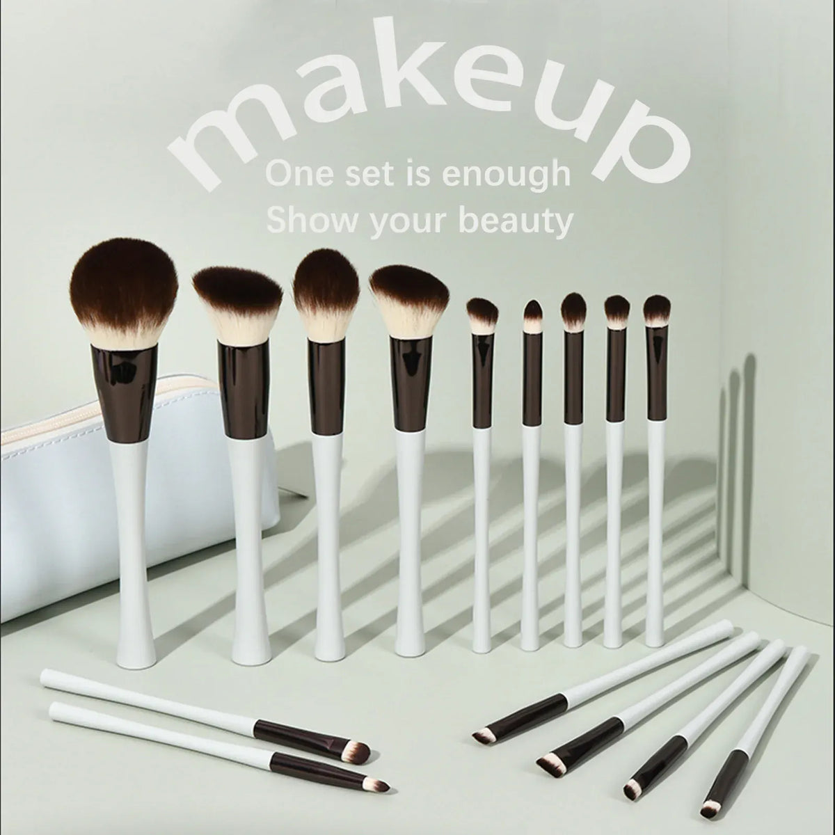 KissICON 15 Piece Makeup Brush Set - Synthetic Foundation