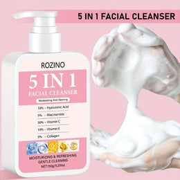 KissICON 150g Fiveinone Hyaluronic Acid Cleanser Smooth Bright