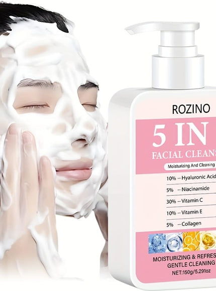 KissICON 150g Fiveinone Hyaluronic Acid Cleanser Smooth Bright