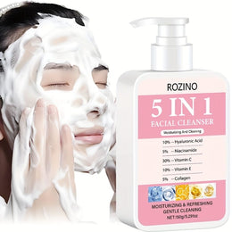 KissICON 150g Fiveinone Hyaluronic Acid Cleanser Smooth Bright