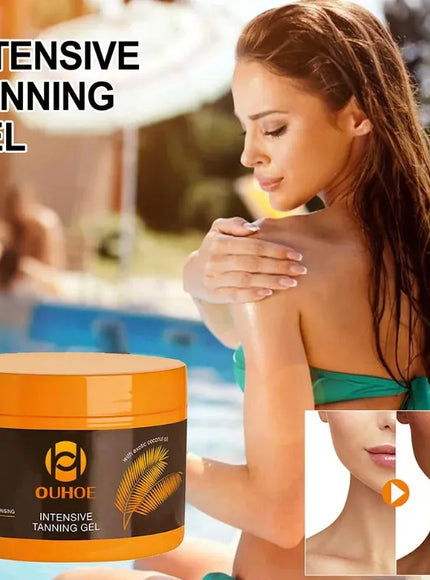 KissICON 150g KissIcon 150g Brown Tanning Gel Natural Tanning Accelerator