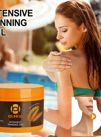 KissICON 150g KissIcon 150g Brown Tanning Gel Natural Tanning Accelerator