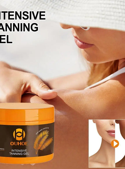KissICON 150g KissIcon 150g Brown Tanning Gel Natural Tanning Accelerator