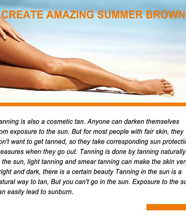 KissICON 150g KissIcon Intensive Tanning Gel Accelerator Lasting Cream