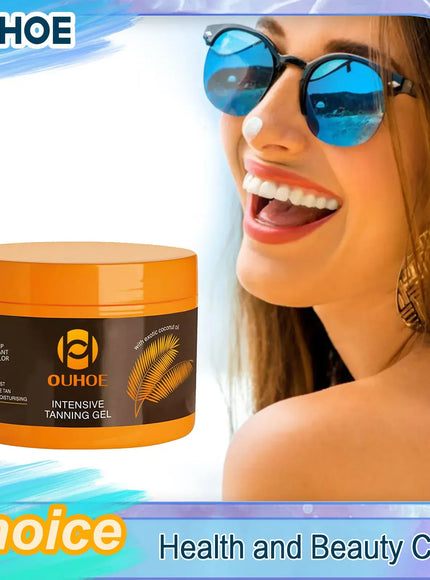 KissICON 150g KissIcon Intensive Tanning Gel Accelerator Lasting Cream