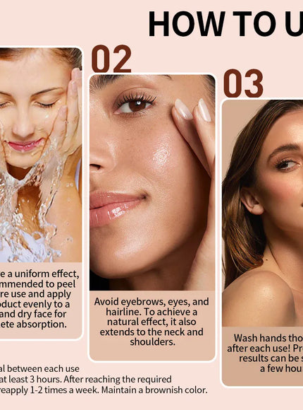 KissICON 150ml / CHINA Sunless Tanning Lotion Bronzing Mousse Face Body Lasting