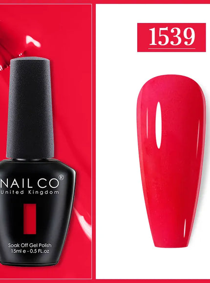 KissICON 1539 Nailco Chocolate Gel Polish 15ml Soak Off UV