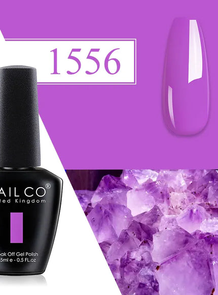 KissICON 1556 💋 Nailco Red Gel Polish - Lasting Soak