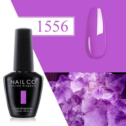 KissICON 1556 💋 Nailco Red Gel Polish - Lasting Soak