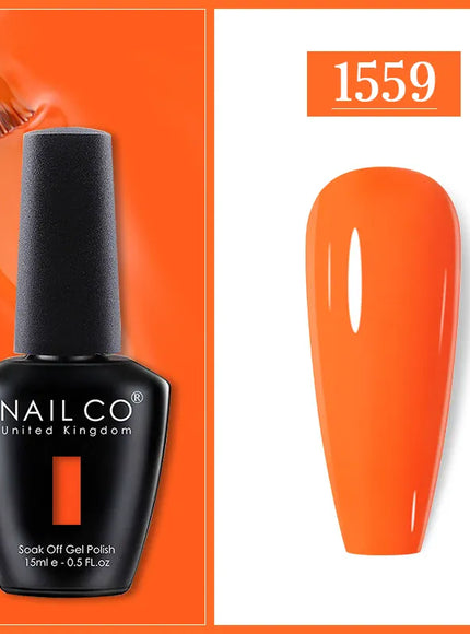 KissICON 1559 Nailco Chocolate Gel Polish 15ml Soak Off UV