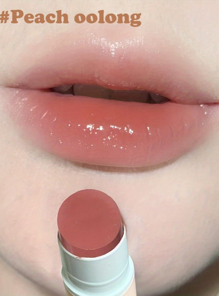 KissICON 156#Peach Oolong KissIcon Tinted Lip Balm Hydrating Exfoliating Lip Care