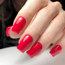 KissICON 156KuL KissIcon Artificial Press On Nails Dark Brown Tips