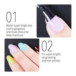 KissICON 15ml Super Top Coat KissIcon AWStorG 15ml Super Top Coat Varnish -
