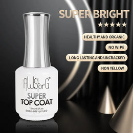 KissICON 15ml Super Top Coat KissIcon AWStorG 15ml Super Top Coat Varnish -